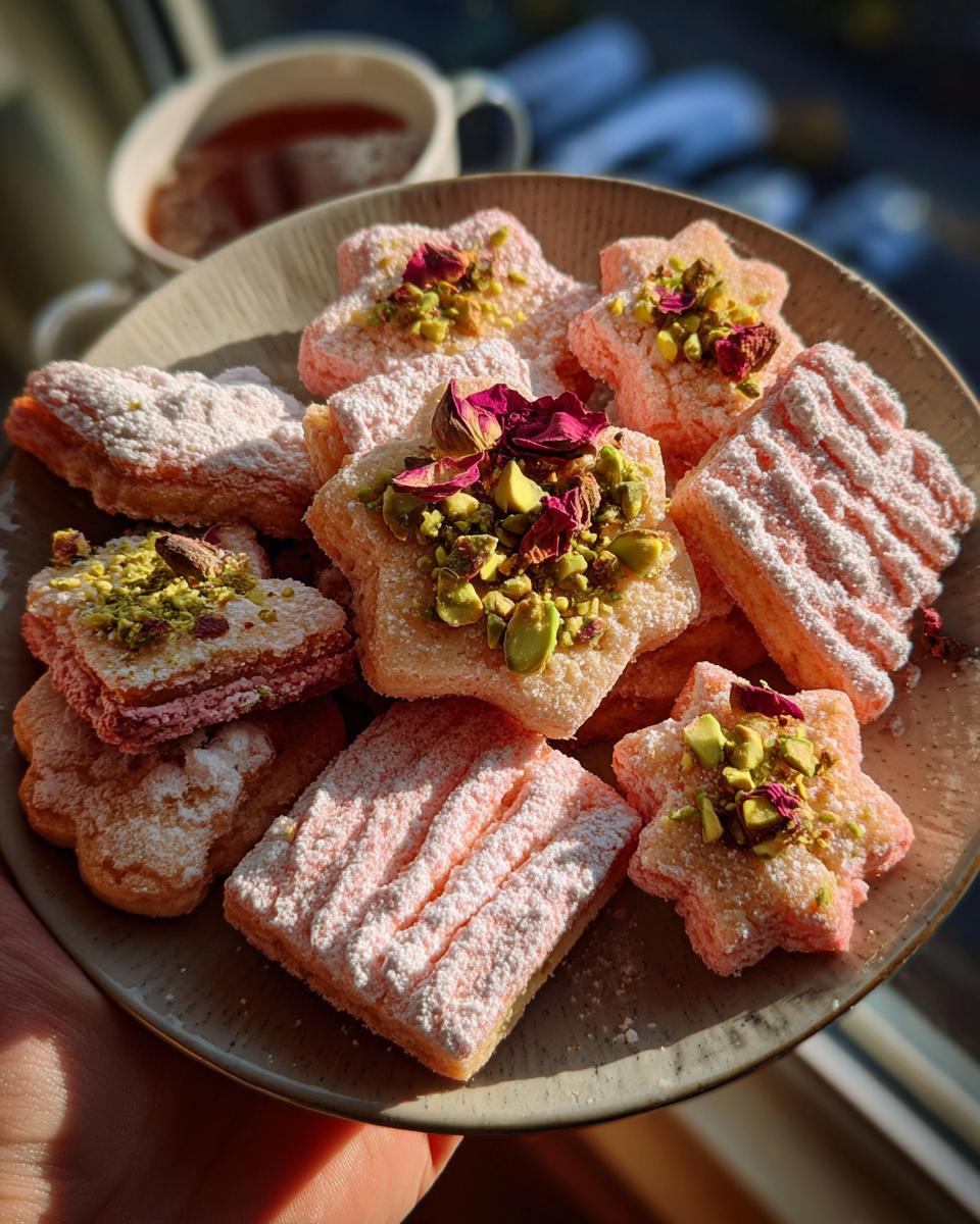 Cardamom Rose Shortbread - detail 1