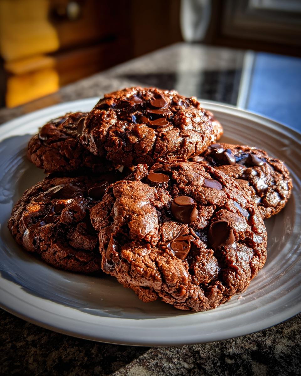 Chili Chocolate Fudge Cookies - detail 1