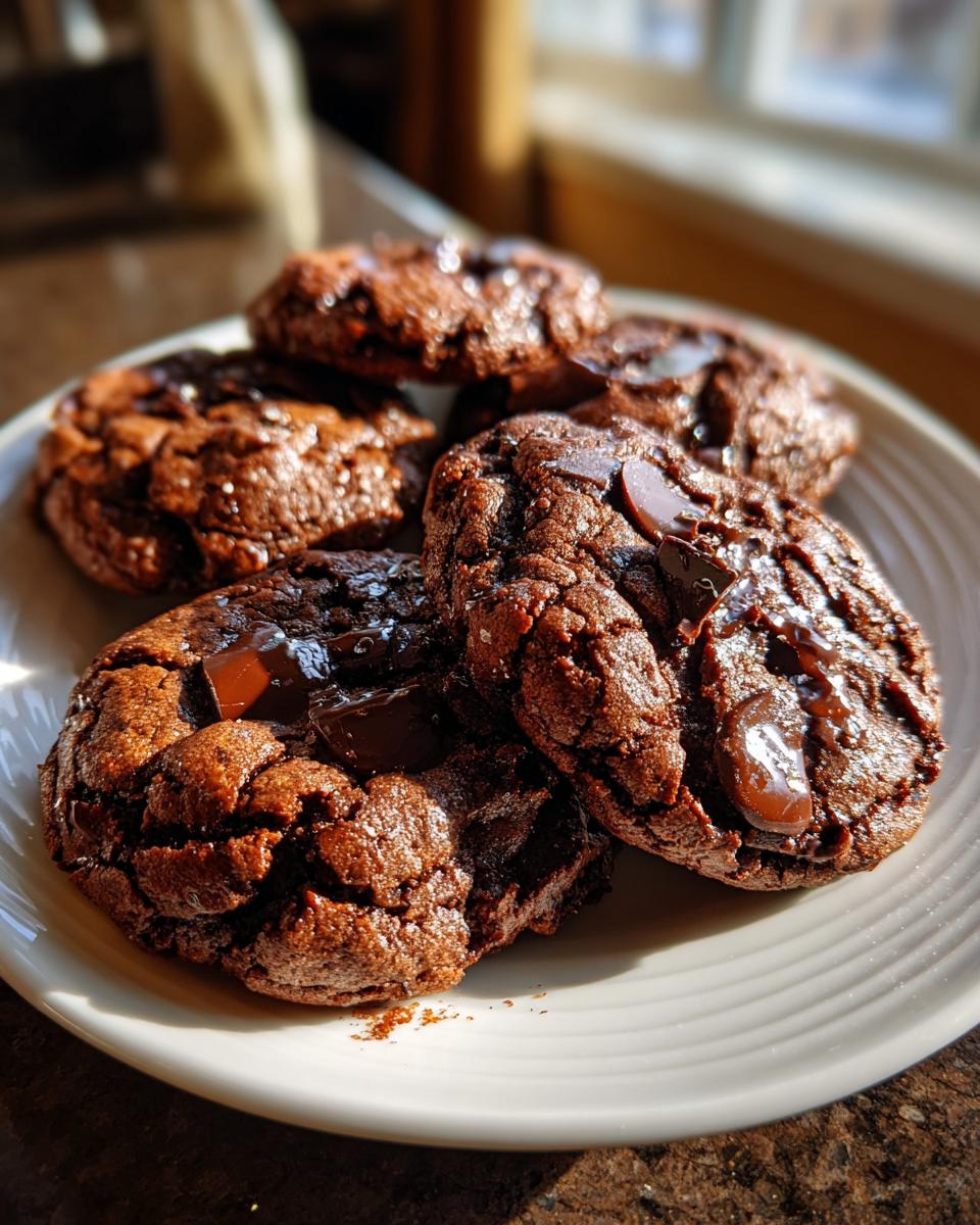 Chili Chocolate Fudge Cookies - detail 2