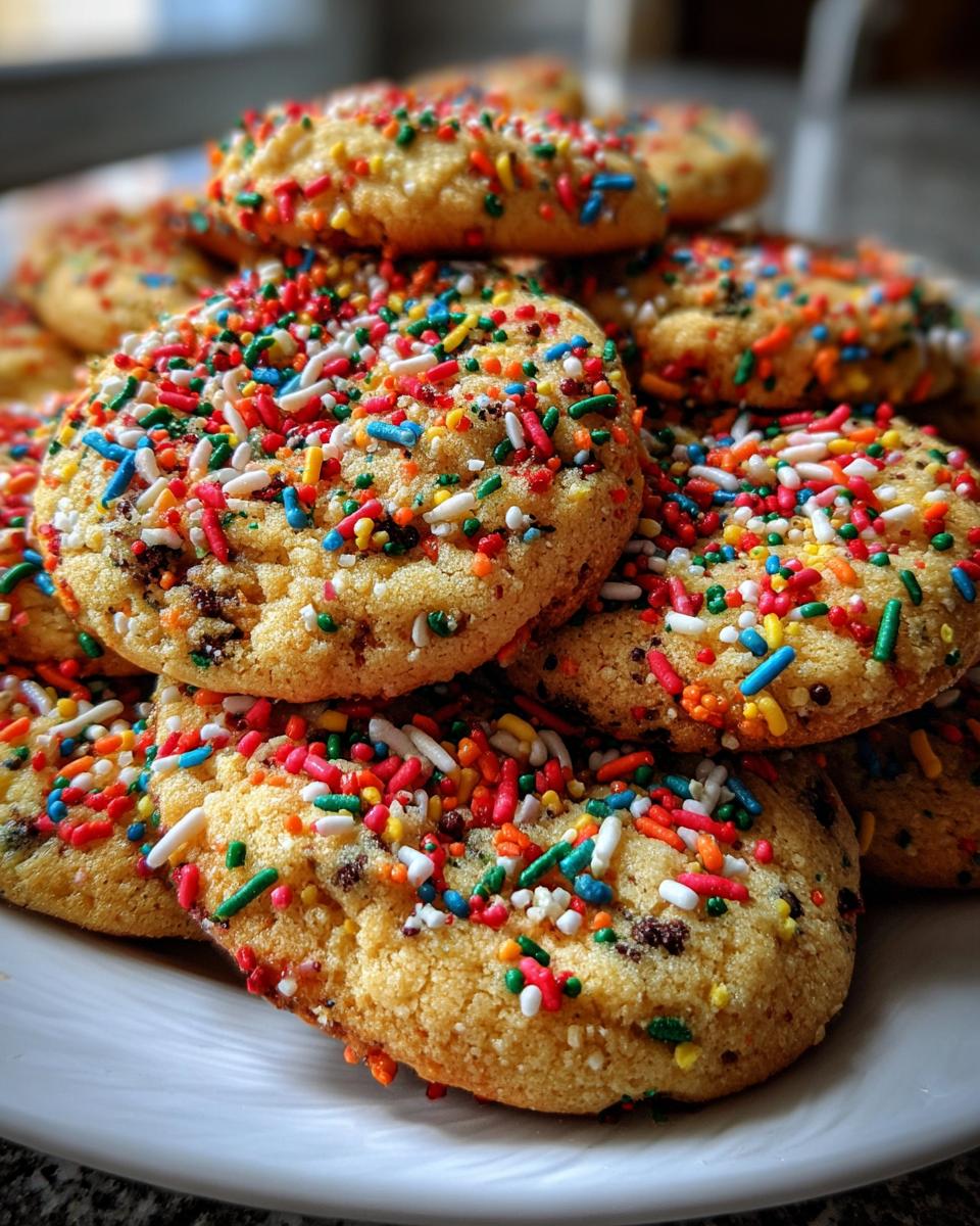 Easter Confetti Cookies - detail 2