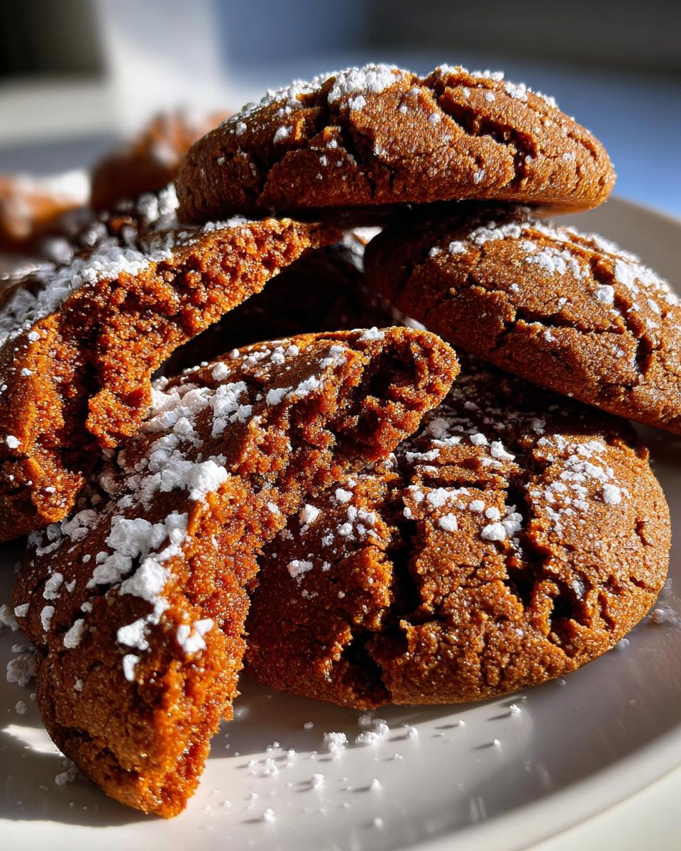 Gingerbread Molasses Cookies