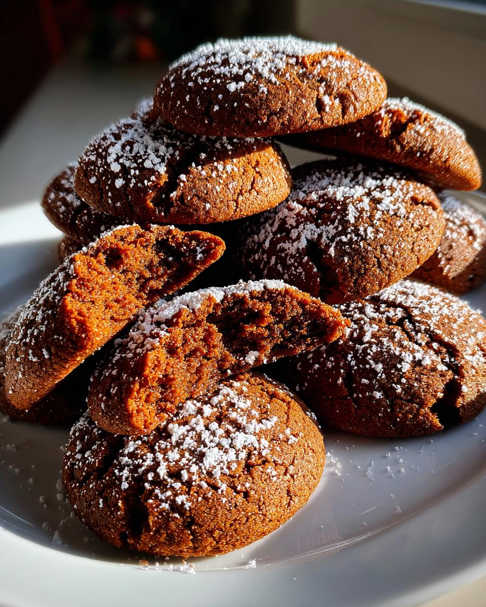 Gingerbread Molasses Cookies - detail 2