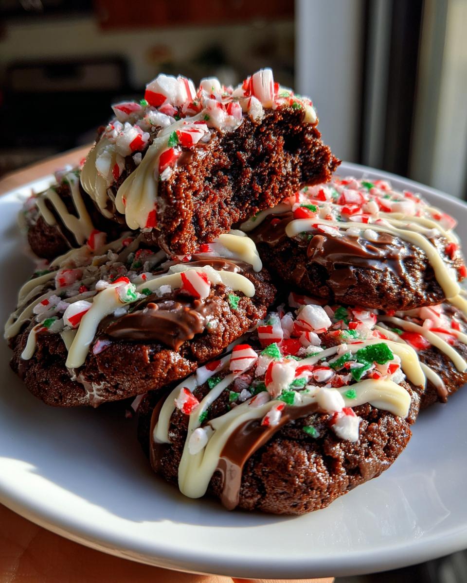 Peppermint Bark Cookies - detail 1