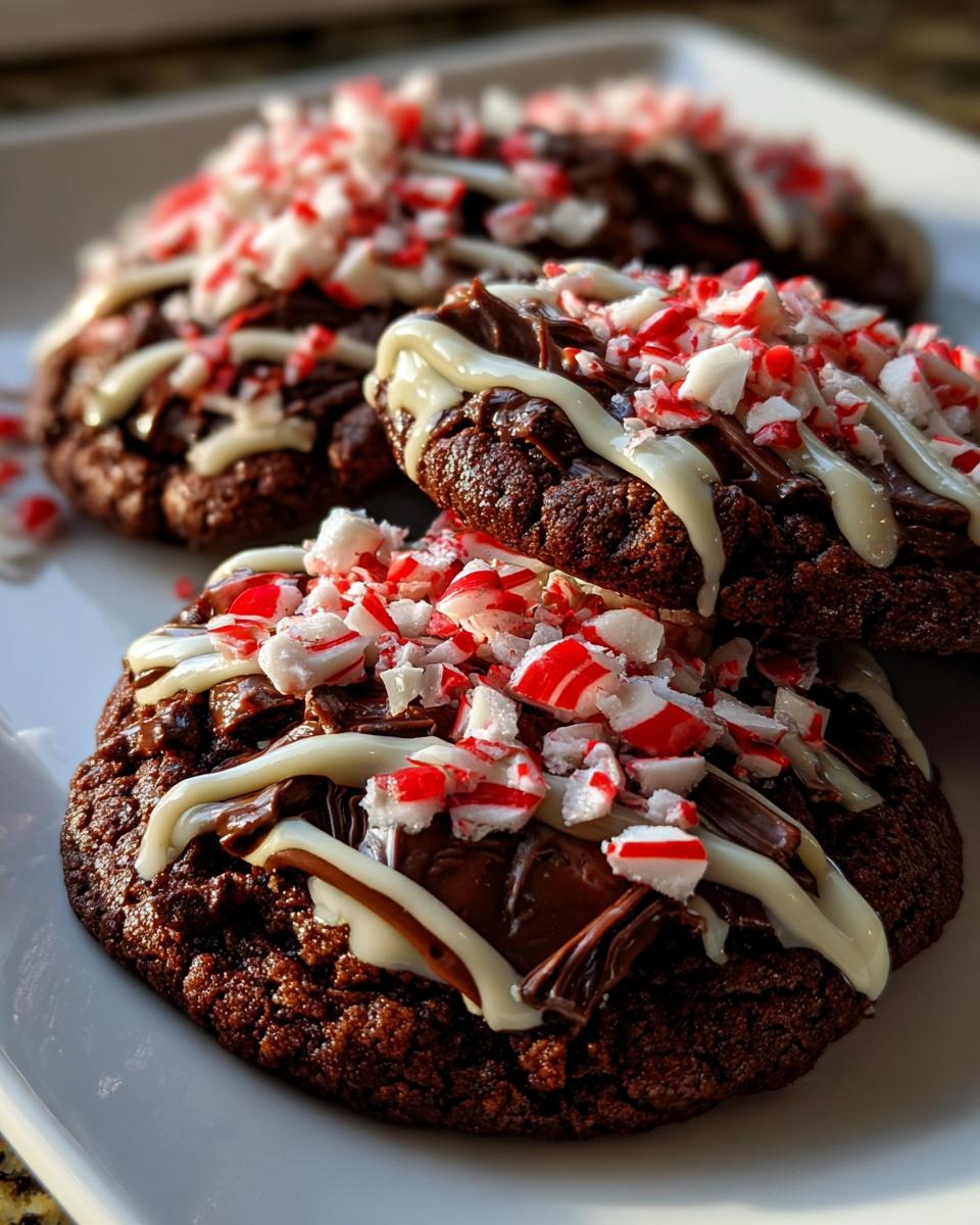 Peppermint Bark Cookies