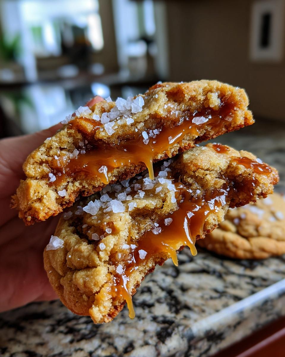 Salted Caramel Stuffed Cookies - detail 1