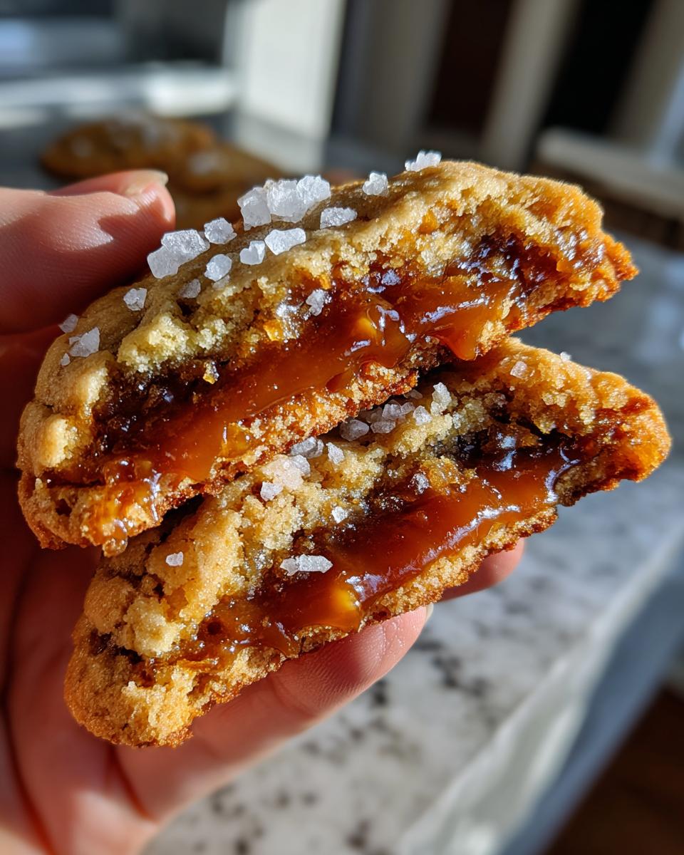 Salted Caramel Stuffed Cookies - detail 2