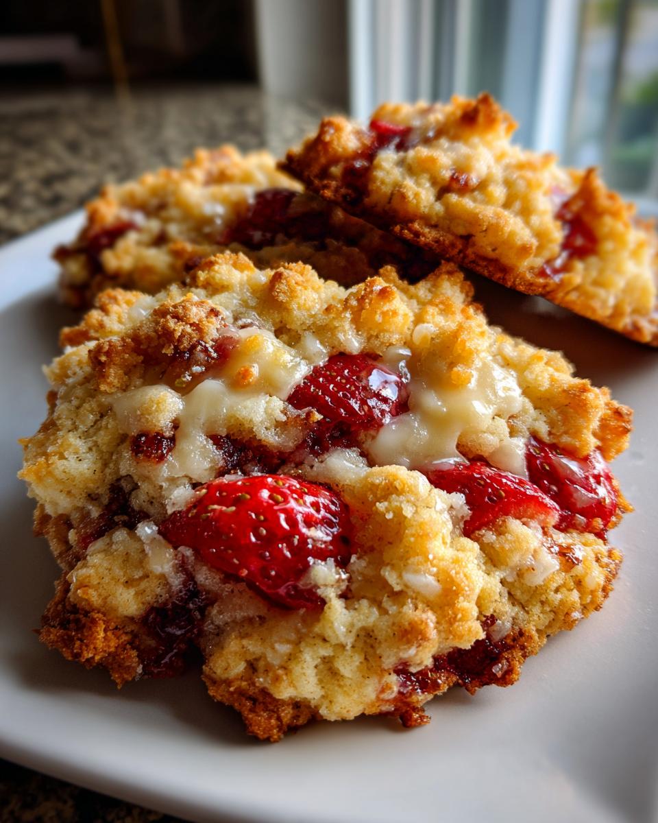 Strawberry Shortcake Crumble Cookies - detail 1