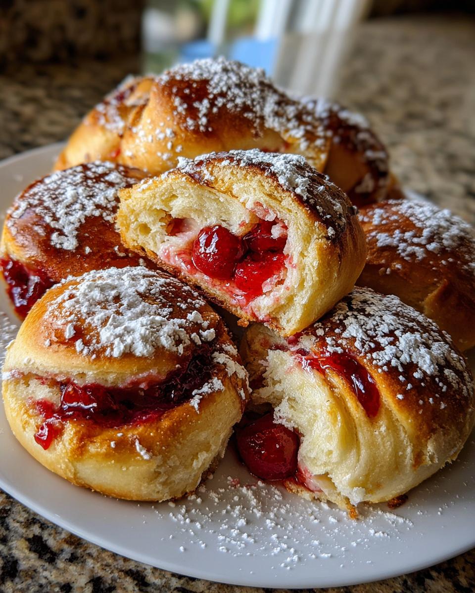 cherry sweet rolls