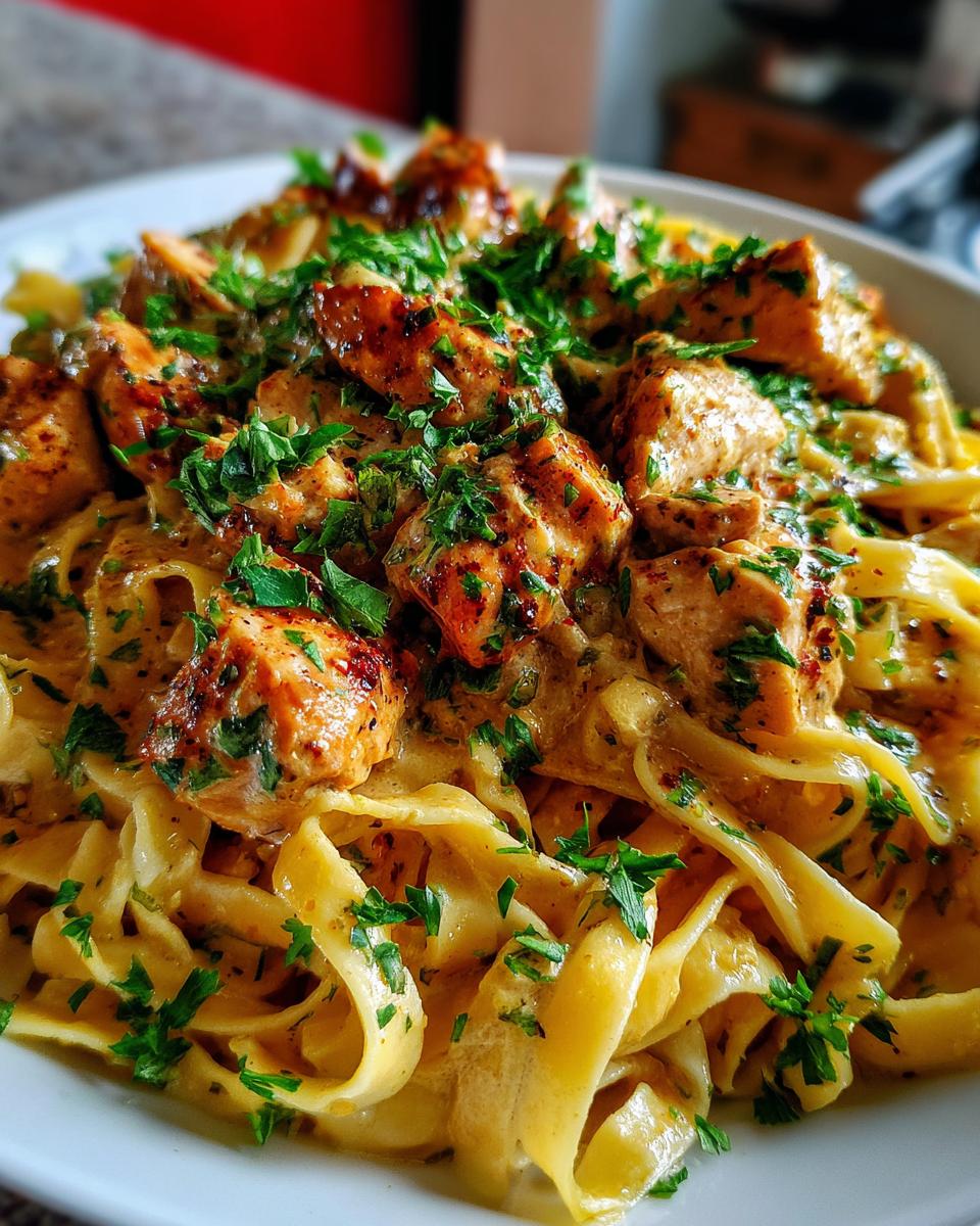 chicken pasta creamy - detail 1