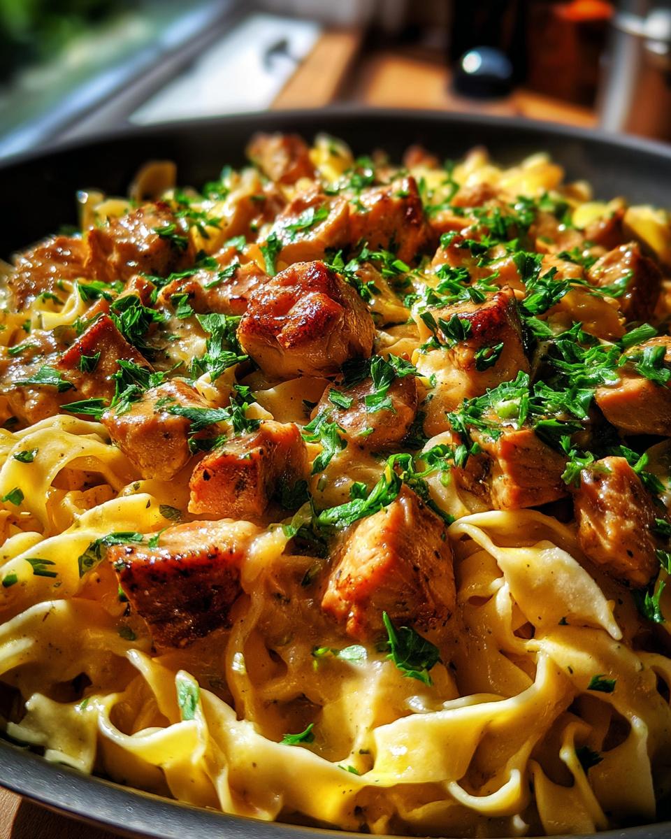 chicken pasta creamy - detail 2