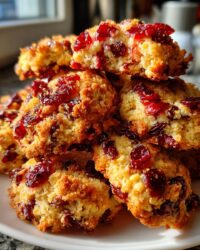cranberry orange shortbread cookies