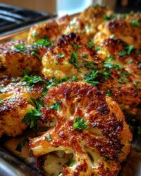 crispy parmesan roasted cauliflower