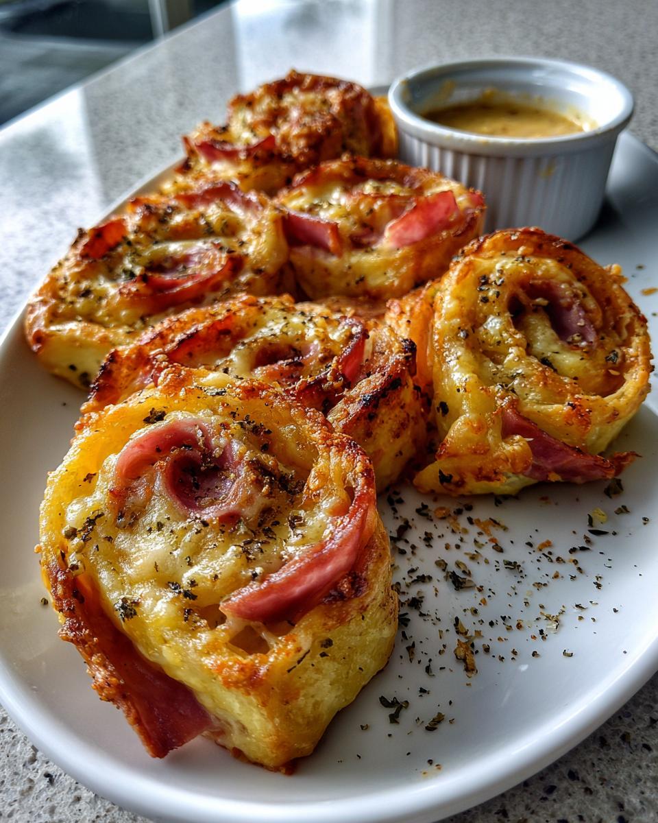 ham and cheese pinwheels