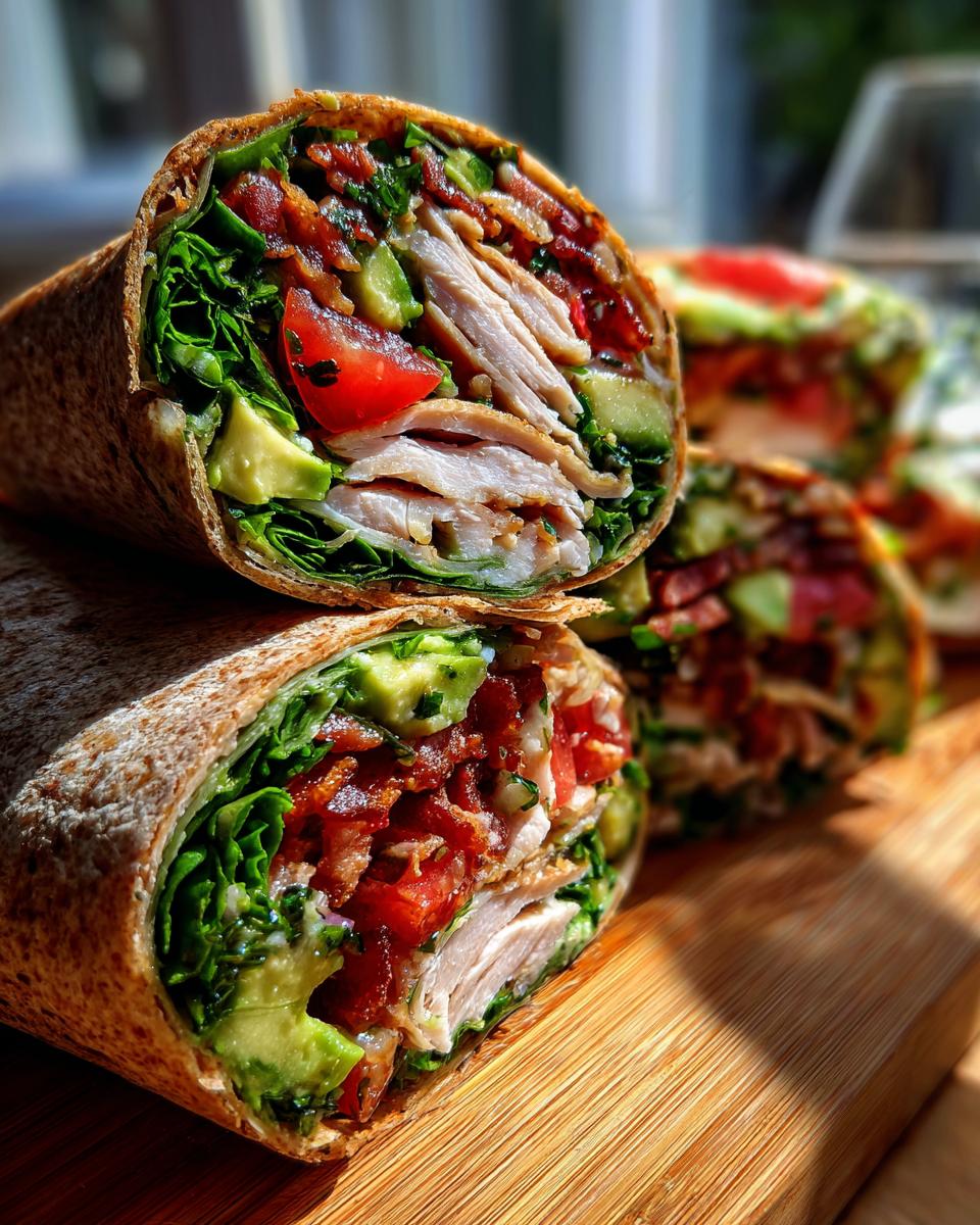 healthy burger wrap - detail 1