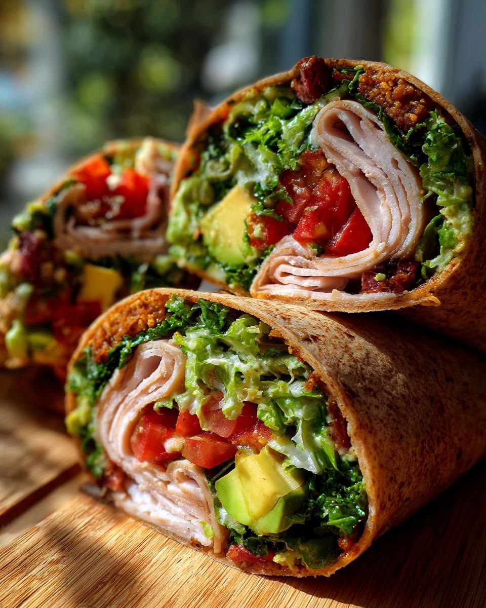 healthy burger wrap - detail 2