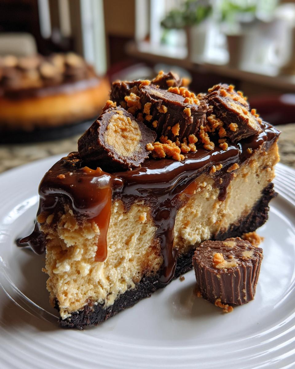 peanut butter cup cheesecake