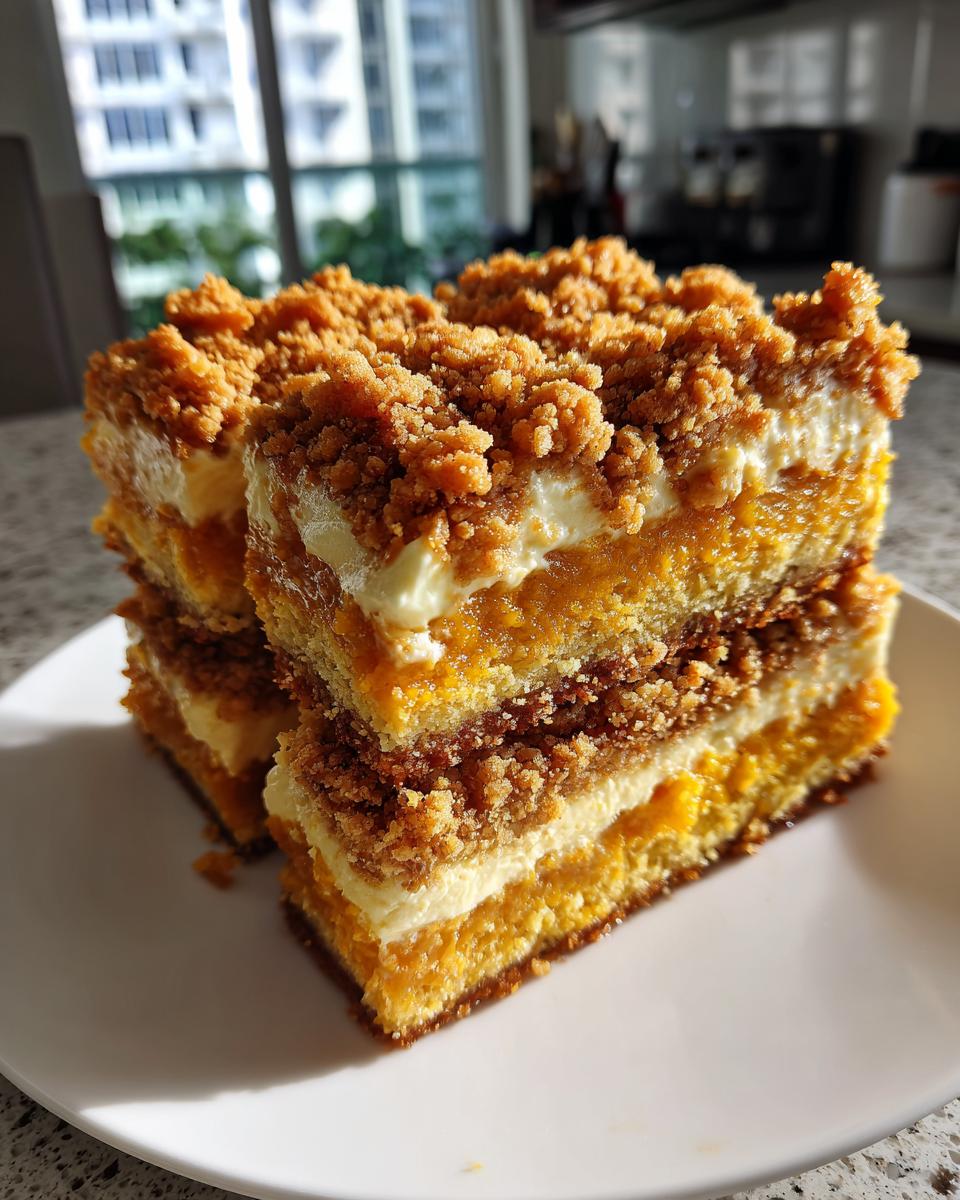 pumpkin cream cheese crumb cake - detail 2