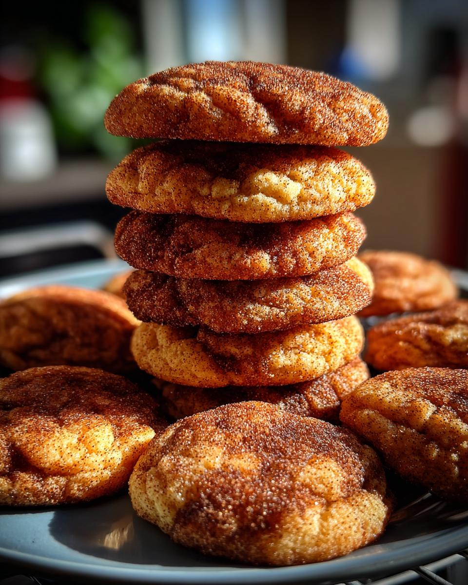 pumpkin snickerdoodle cookies - detail 2