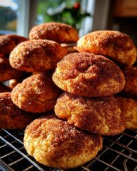 pumpkin snickerdoodle cookies