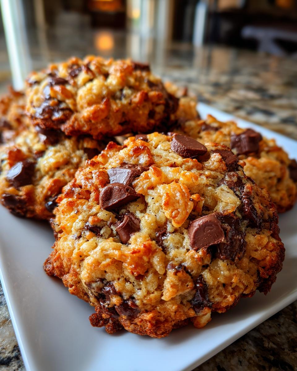 rice krispie chocolate chip cookies