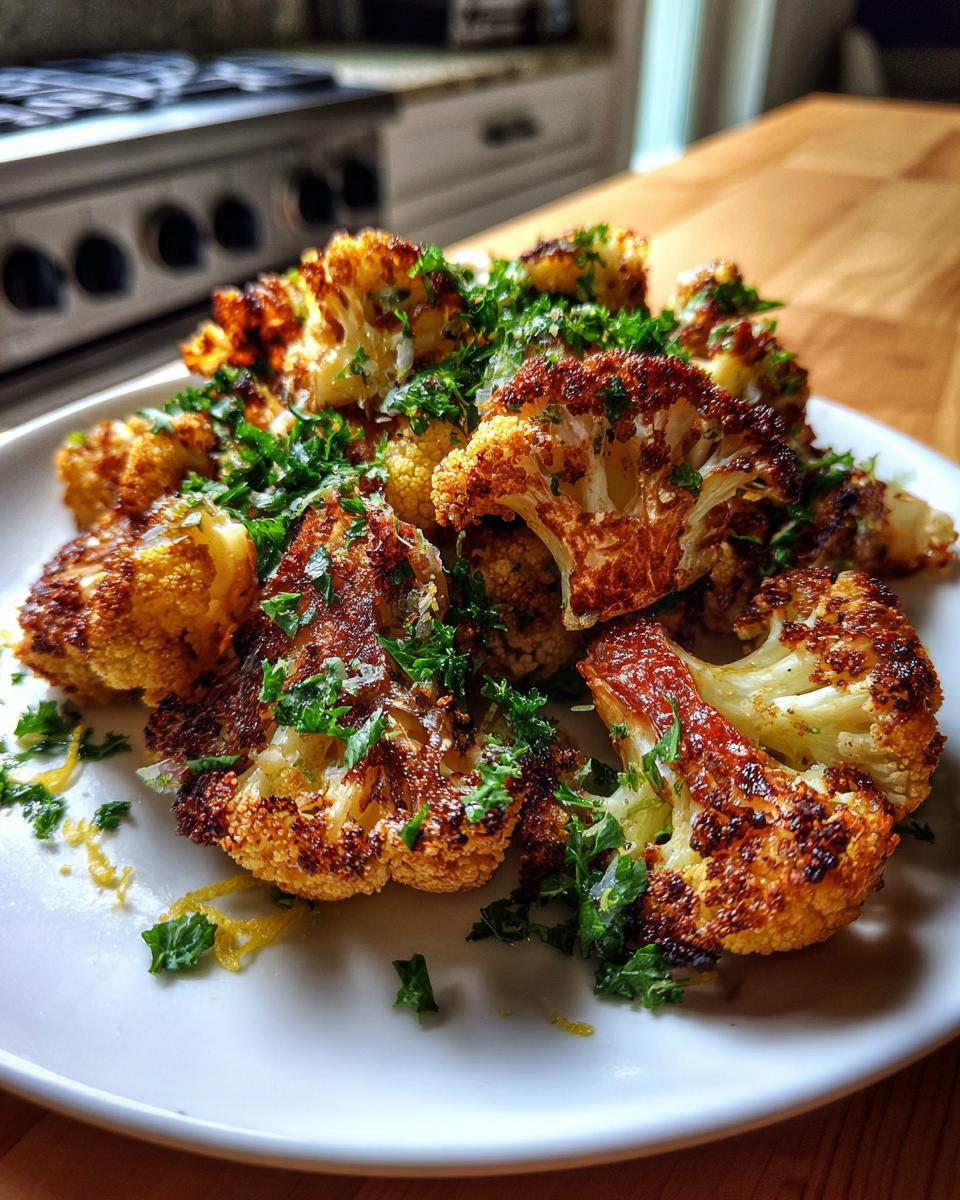roasted cauliflower - detail 1
