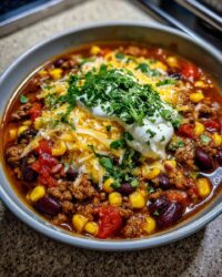taco soup with ground beef