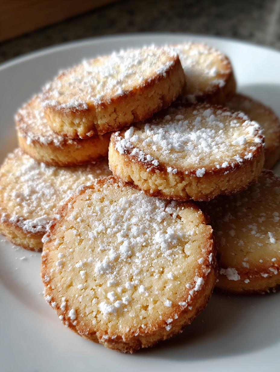 4 ingredient christmas shortbread cookies - detail 1