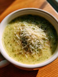 Asparagus Soup with Lemon and Parmesan 5 Simple Steps!