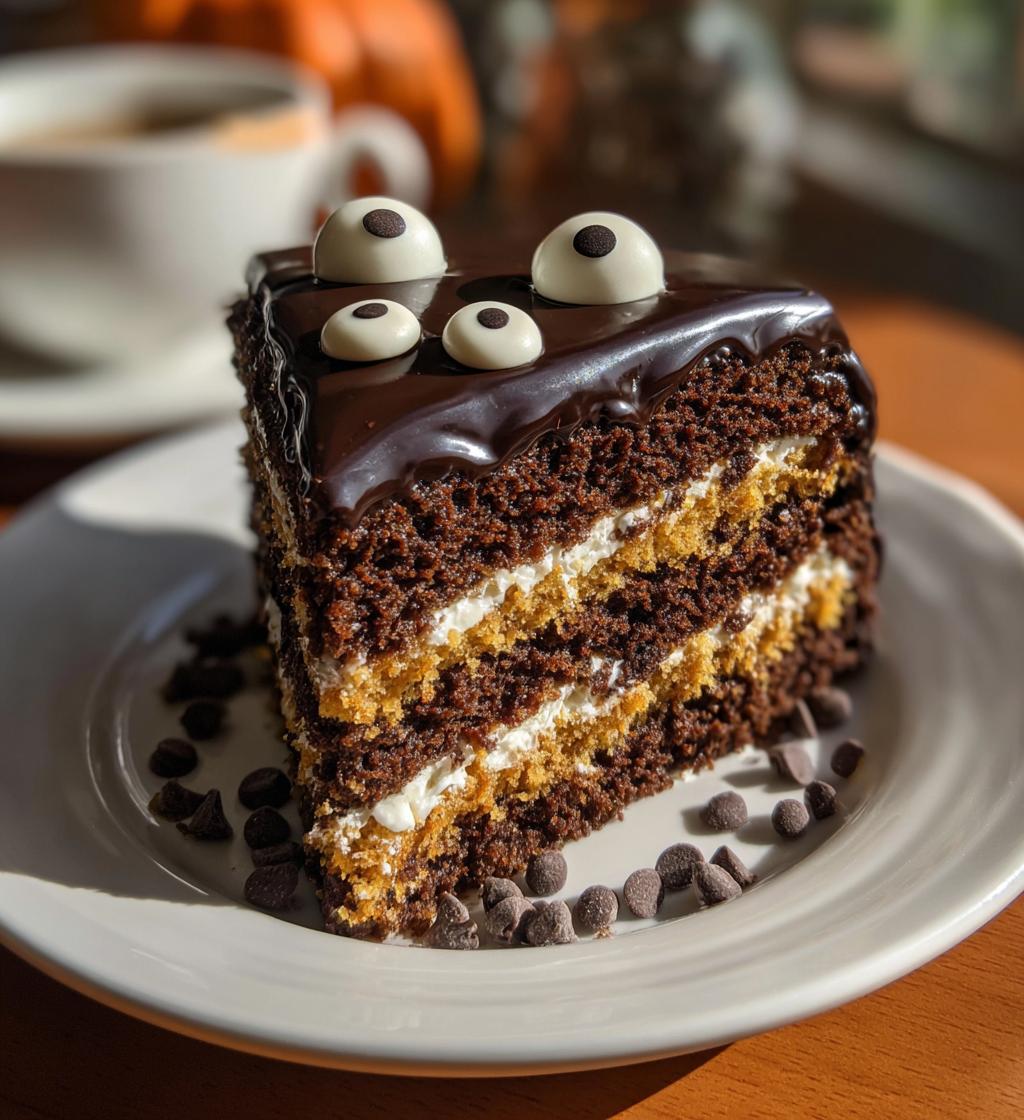 Chocolate Chip Mummy Cake