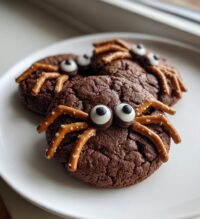 Chocolate Spider Cookies