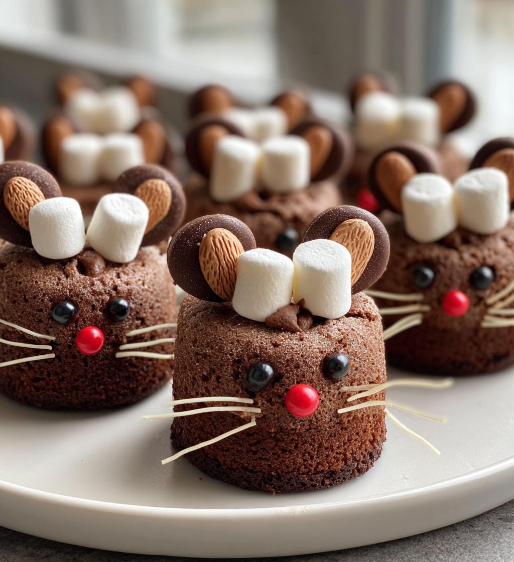 Creepy Mice Cakes - detail 1