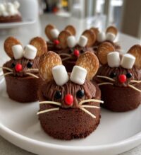 Creepy Mice Cakes
