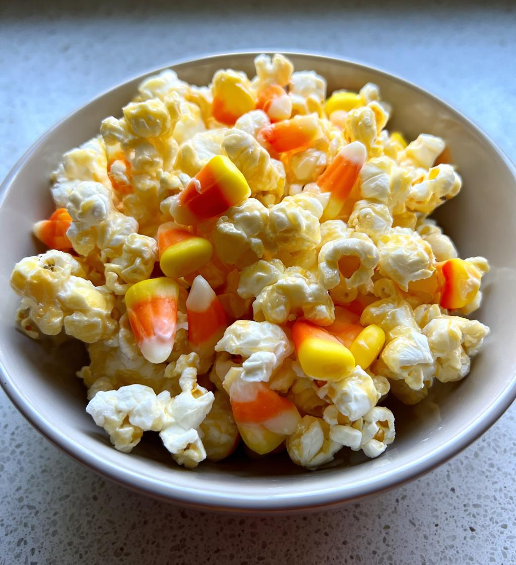 Halloween Candy Corn Popcorn