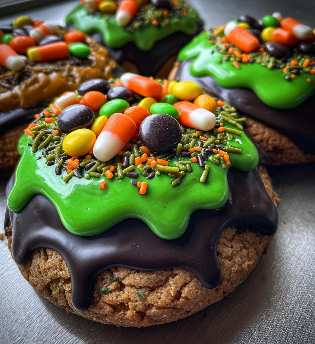 Halloween Cauldron Cookie Creation - detail 1