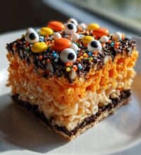 Halloween Rice Krispie Cake