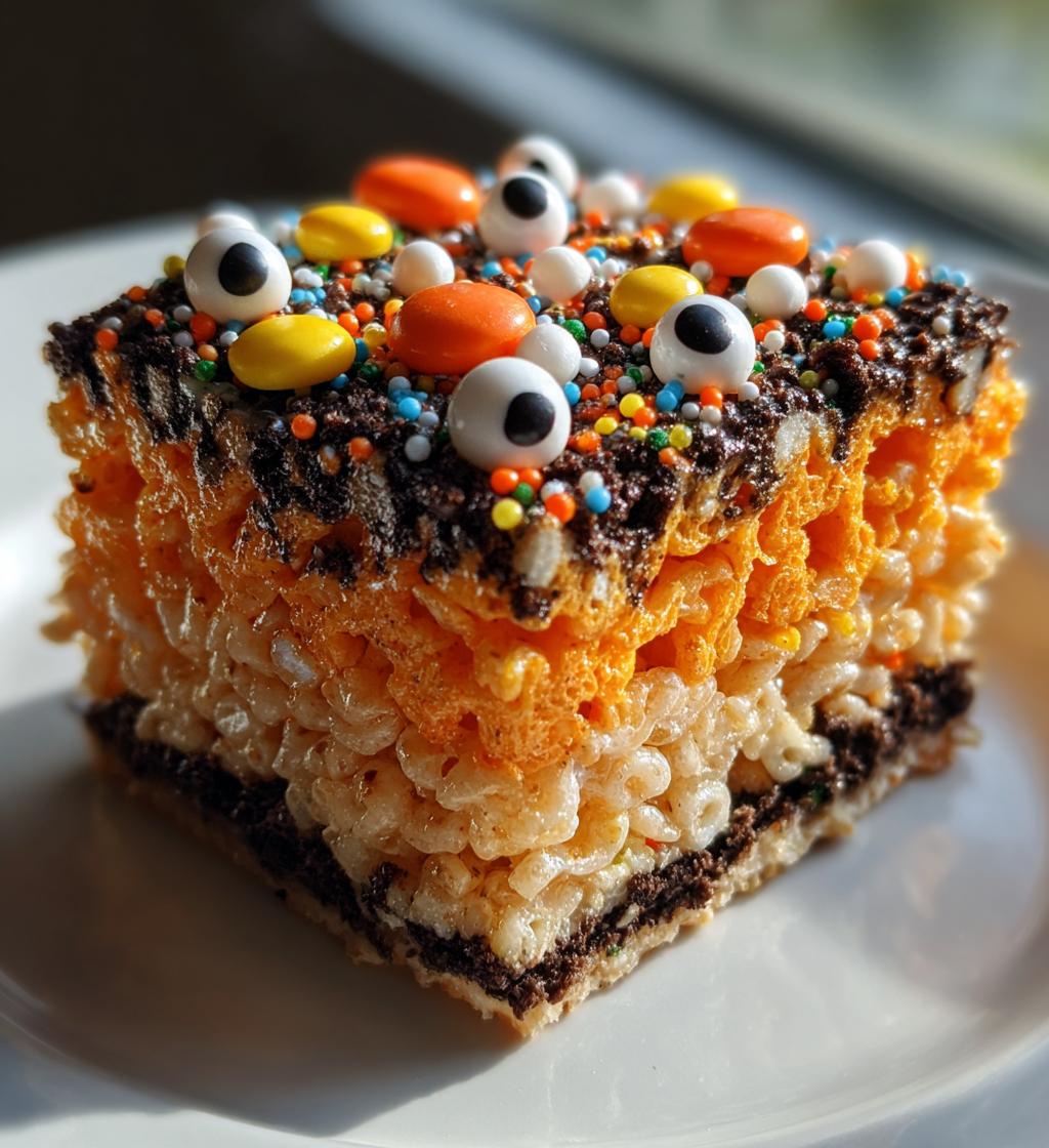 Halloween Rice Krispie Cake