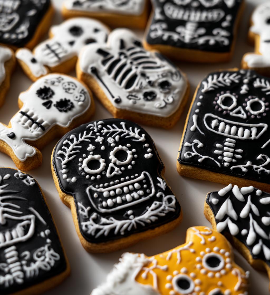 Halloween Skeleton Cookies