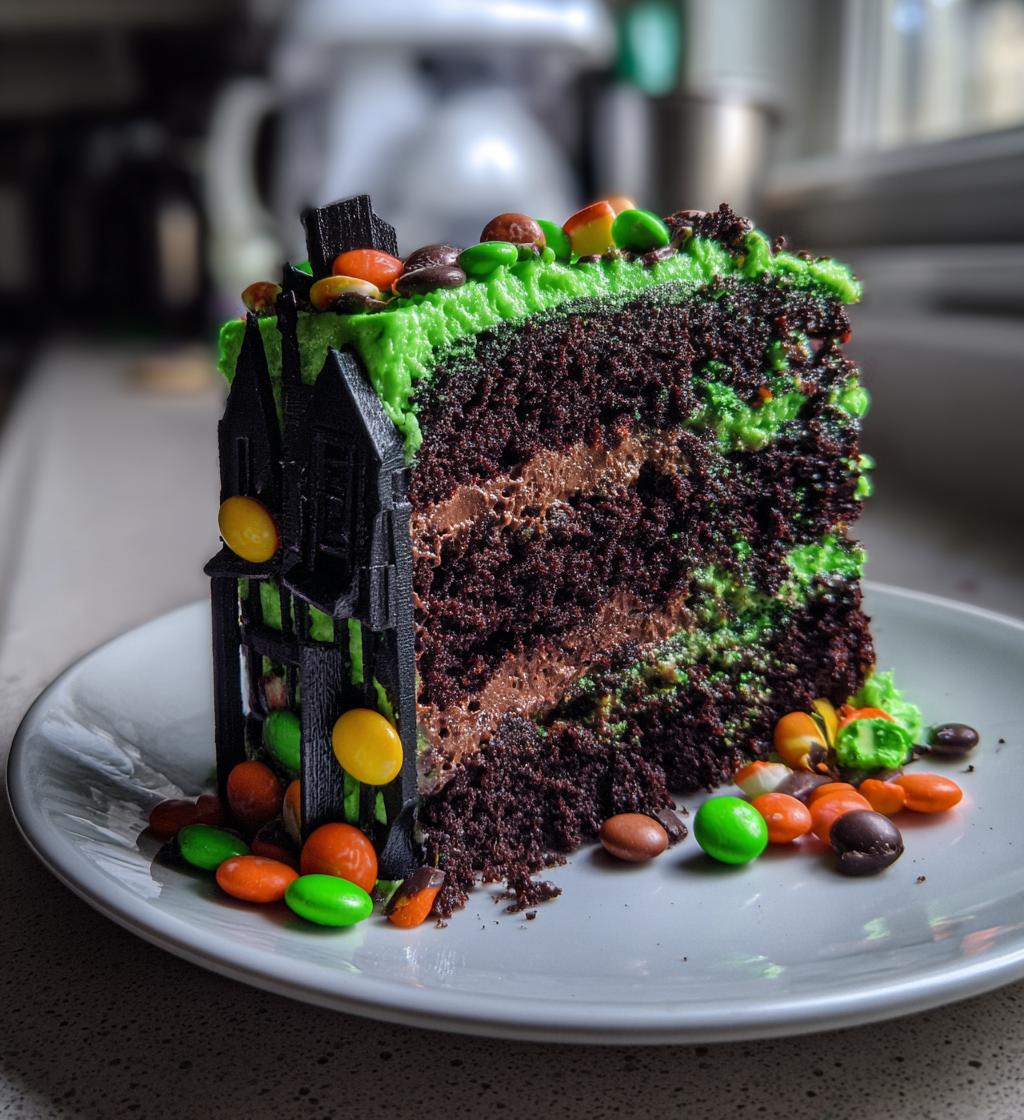 Haunted House Cake - detail 1