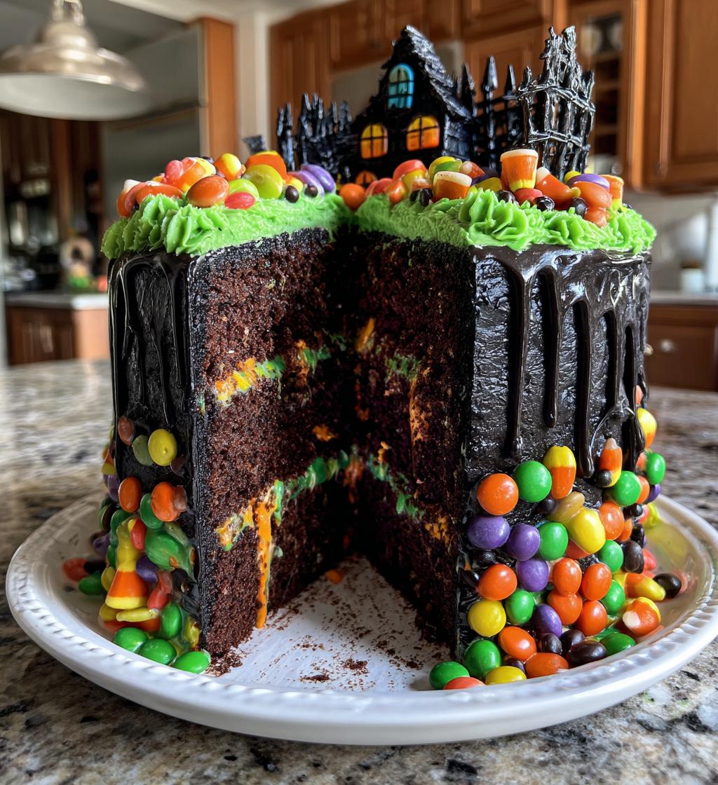 Haunted House Cake