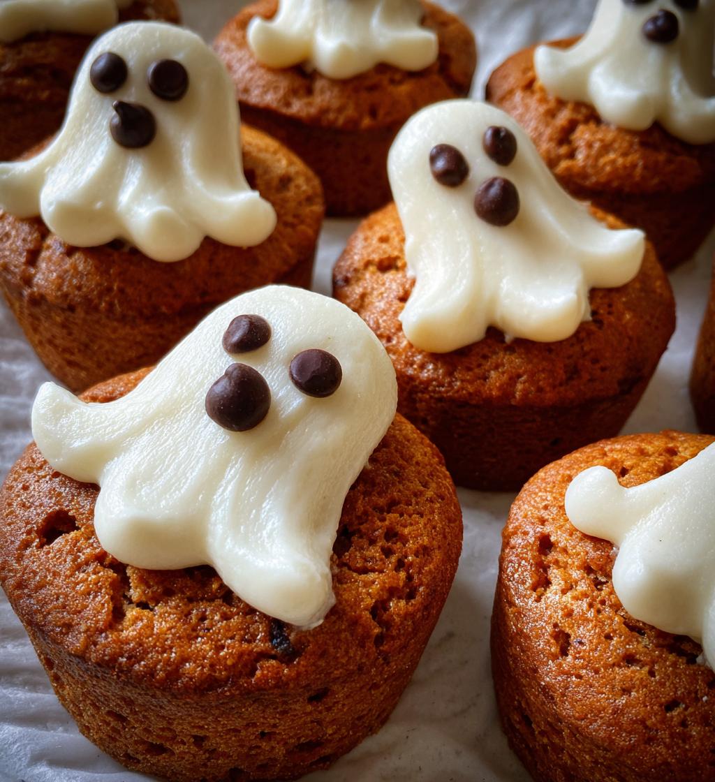 Pumpkin Ghost Cakes