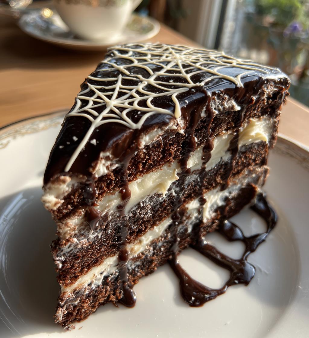 Spiderweb Cake