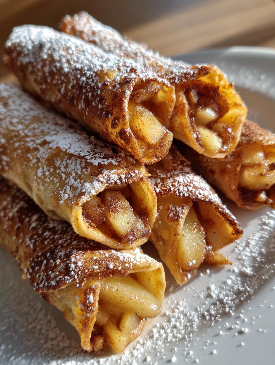 air fryer apple pie taquitos