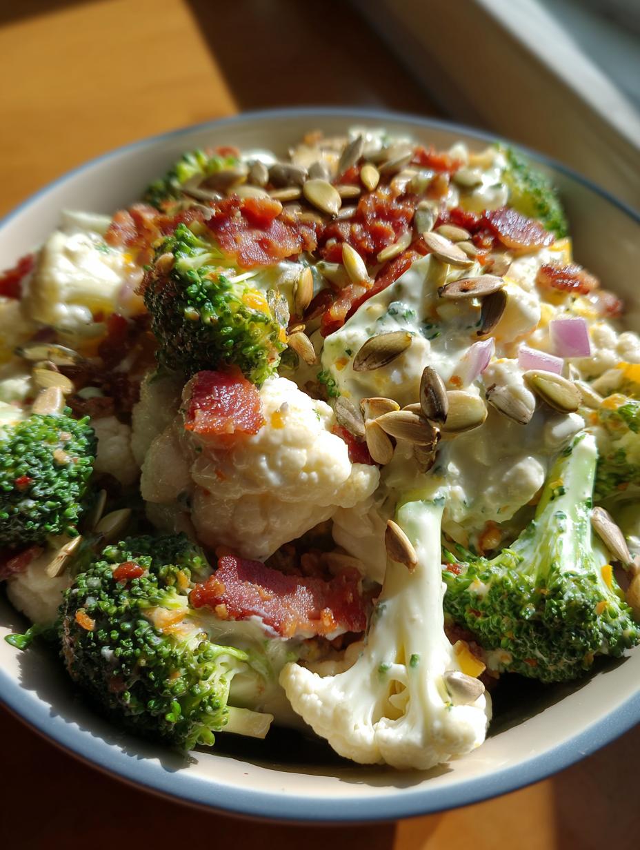 amish broccoli cauliflower salad