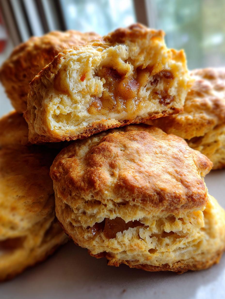 apple pie biscuits - detail 1
