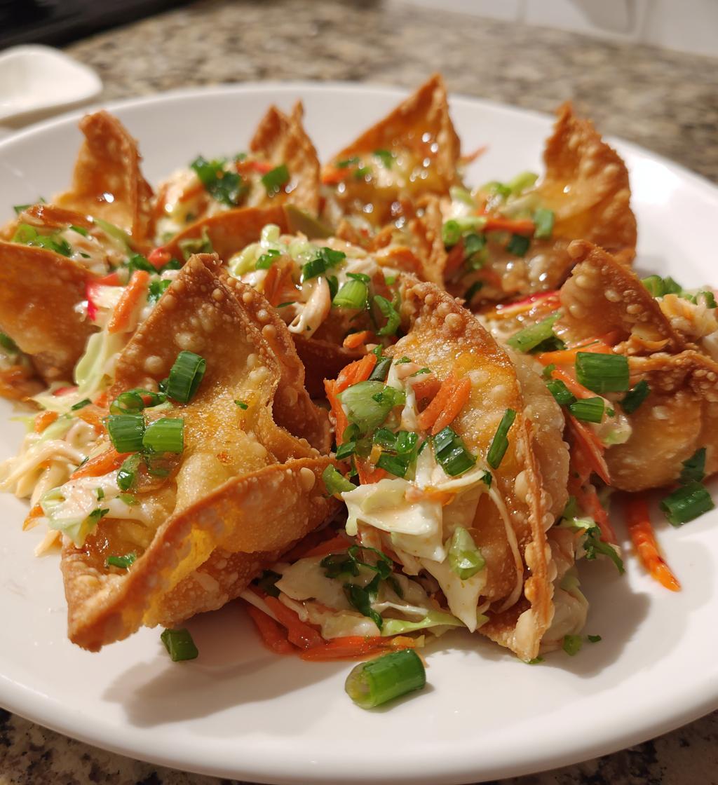 applebee’s chicken wonton tacos - detail 1