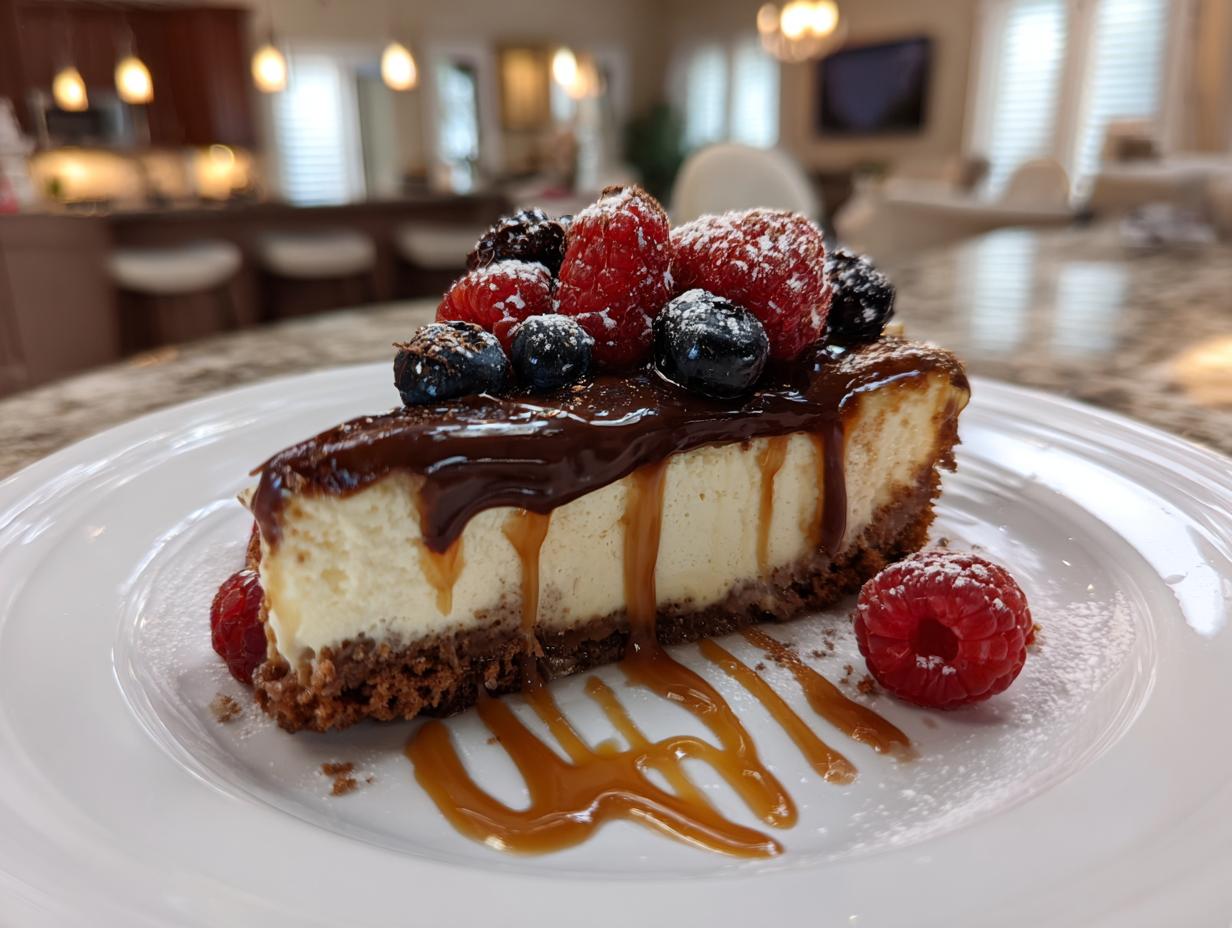 baileys no bake cheesecake - detail 1