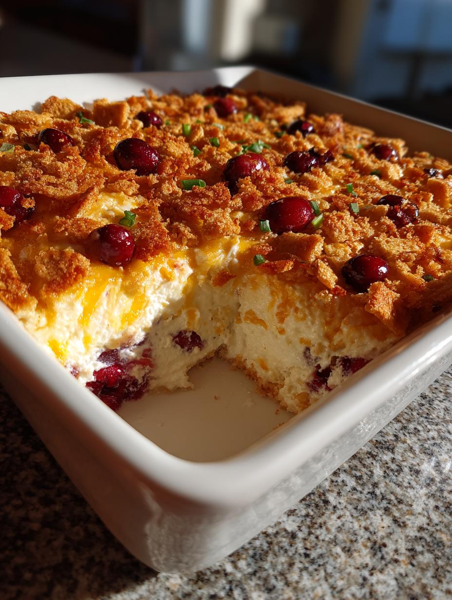 baked cream cheese cranberry dip