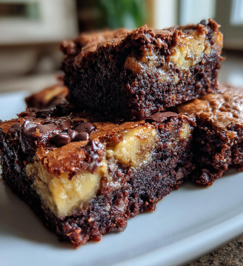 banana bread brownies - detail 1
