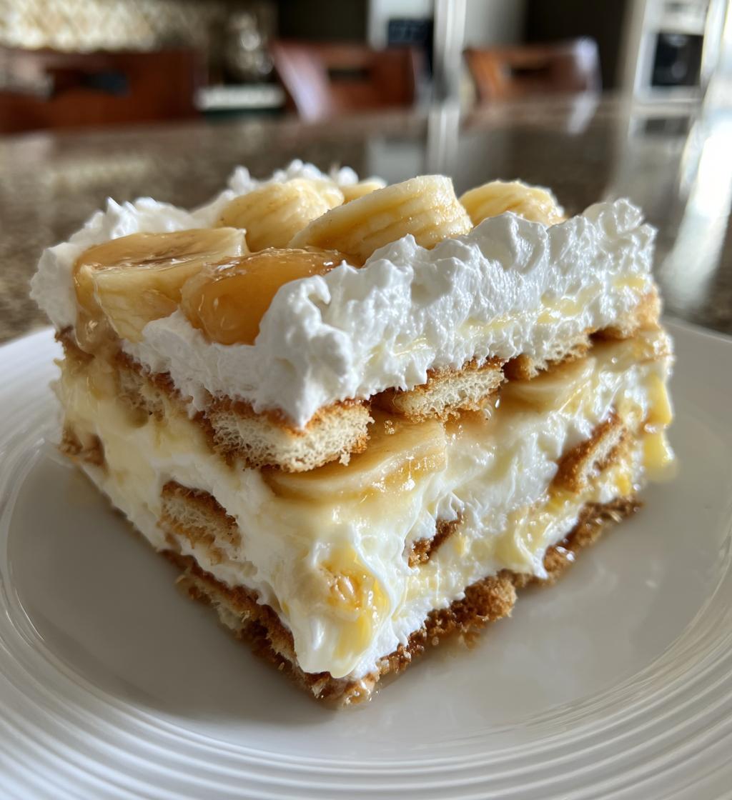banana pudding icebox cake - detail 1