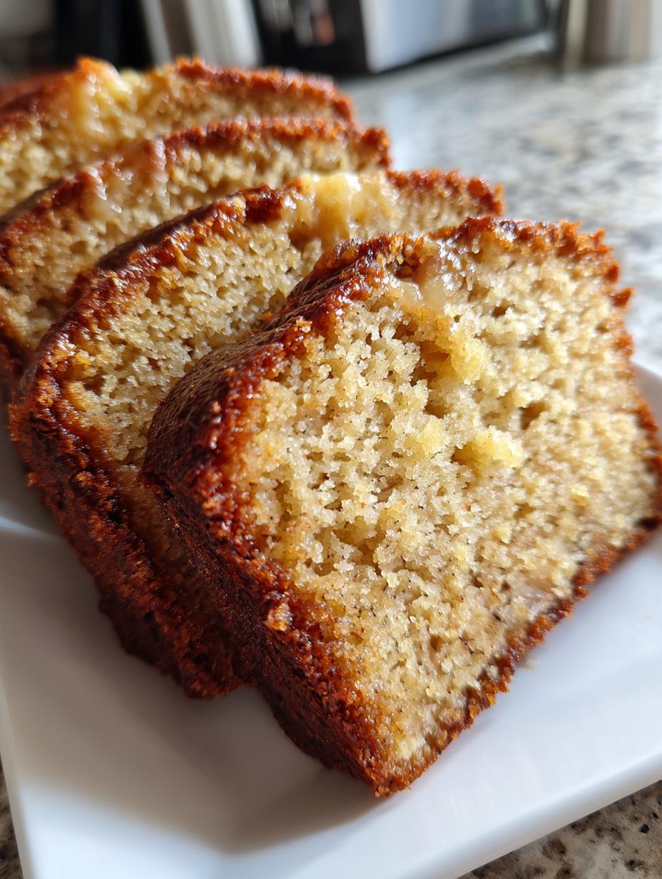 banana pudding pound cake - detail 1